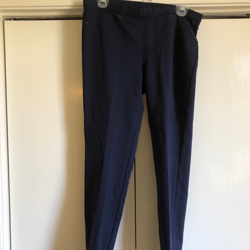 Navy Ponte-style leggings/pant